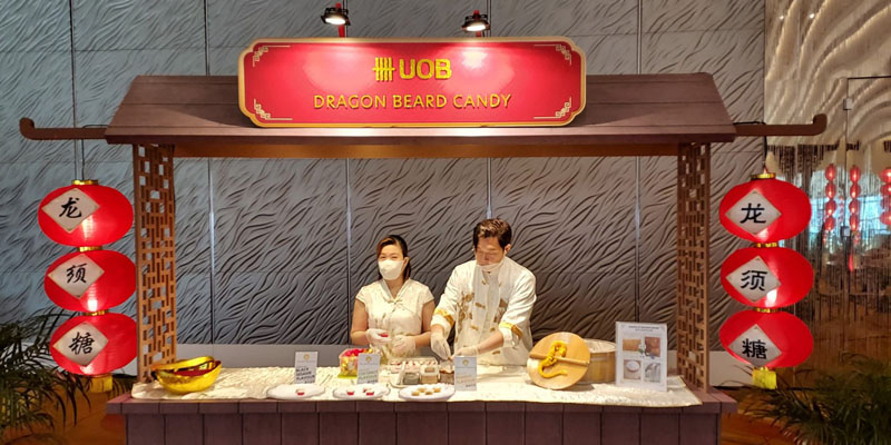 UOB Dragon Beard Live Station