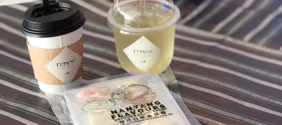 Singapore Dragon's Beard Candy has partnered with Renew Snacks Garage